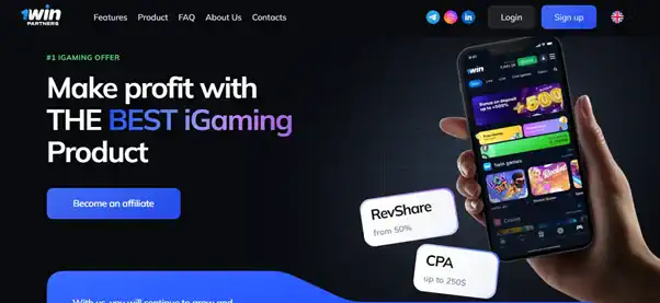 1win partner program