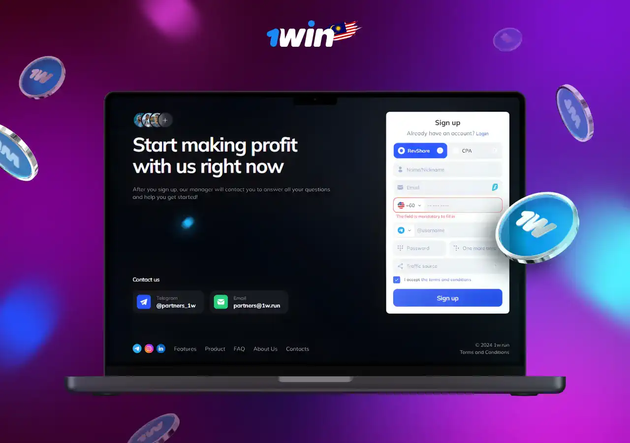 1win affiliate program